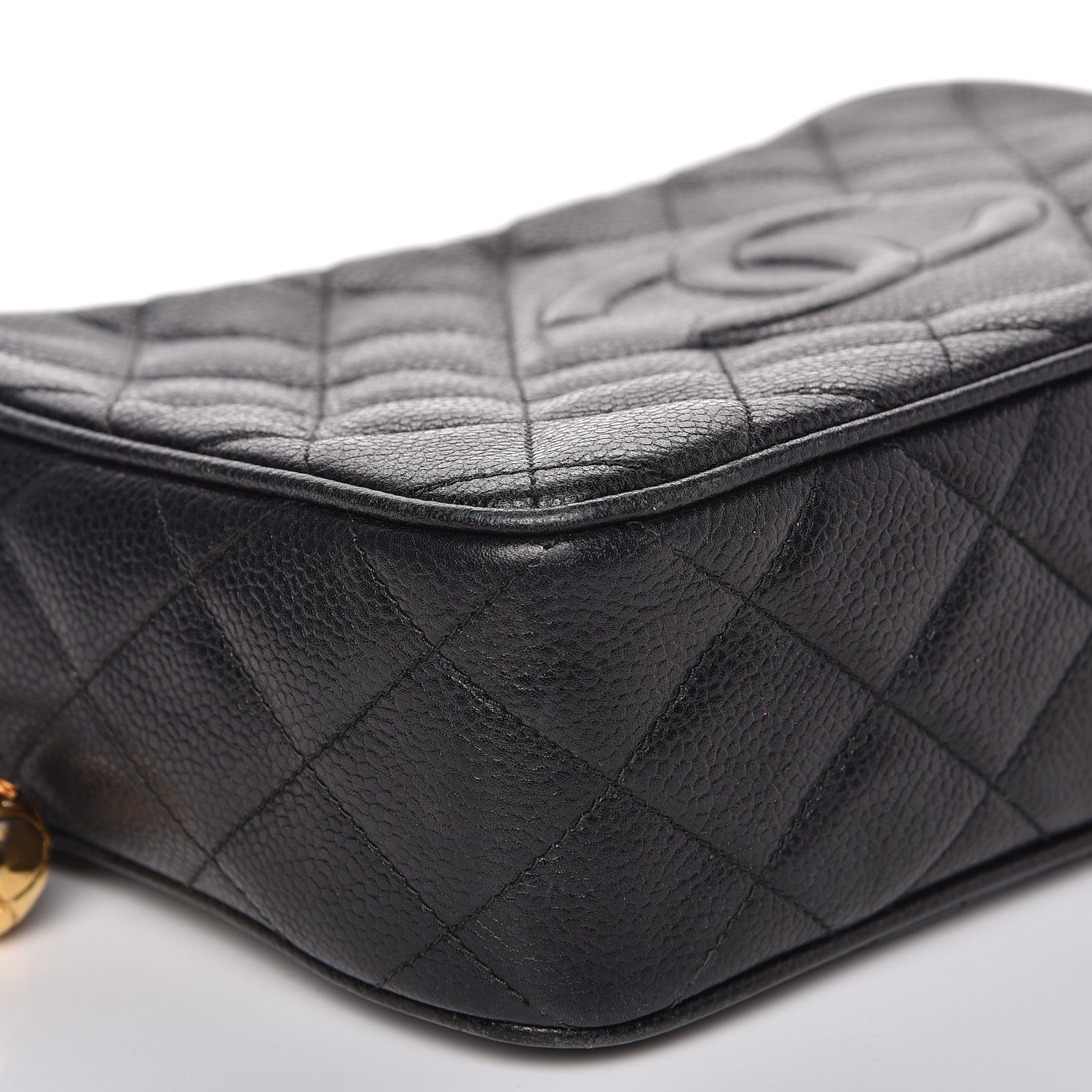 Chanel Caviar Quilted Camera Case Black 9 of 12