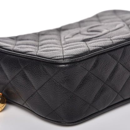 Chanel Caviar Quilted Camera Case Black 9 of 12
