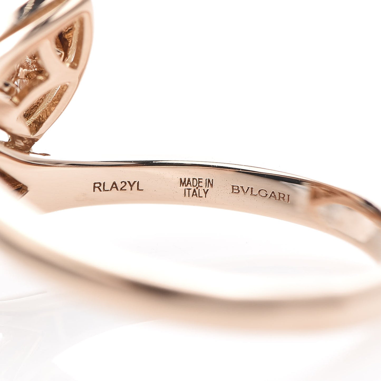 18K Rose Gold Diamond Divas' Dream Ring 55 7.25
