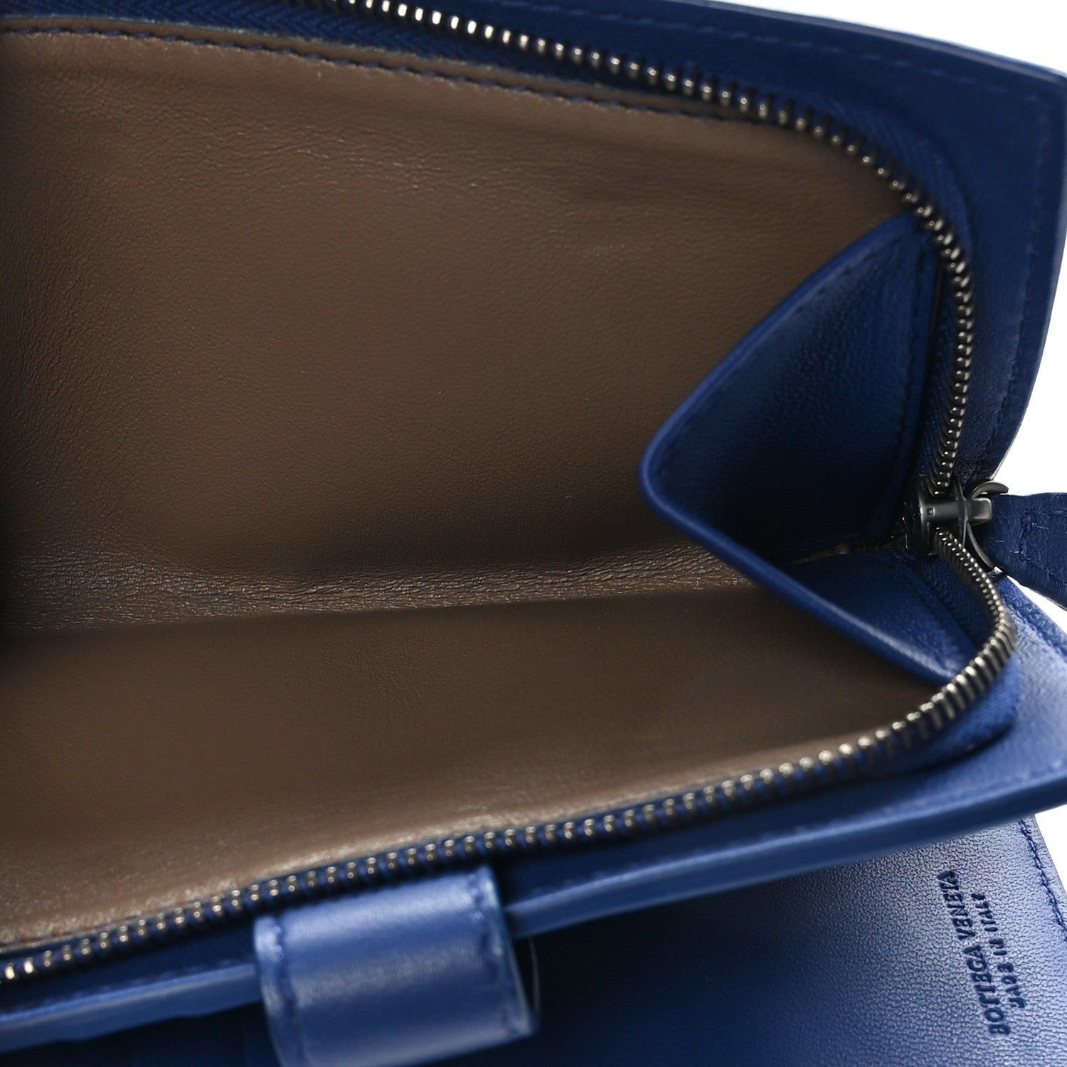 Bottega Veneta Nappa Intrecciato Continental Wallet Blue 6 of 7