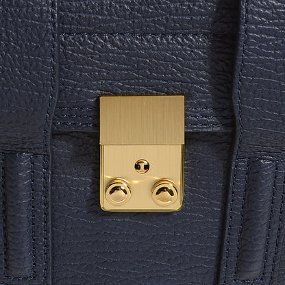 3.1 Phillip Lim 3.1 Textured Calfskin Mini Pashli Satchel Ink 10 of 16