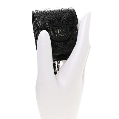 Chanel Caviar Quilted Airpods Pro Case Black 2 of 8