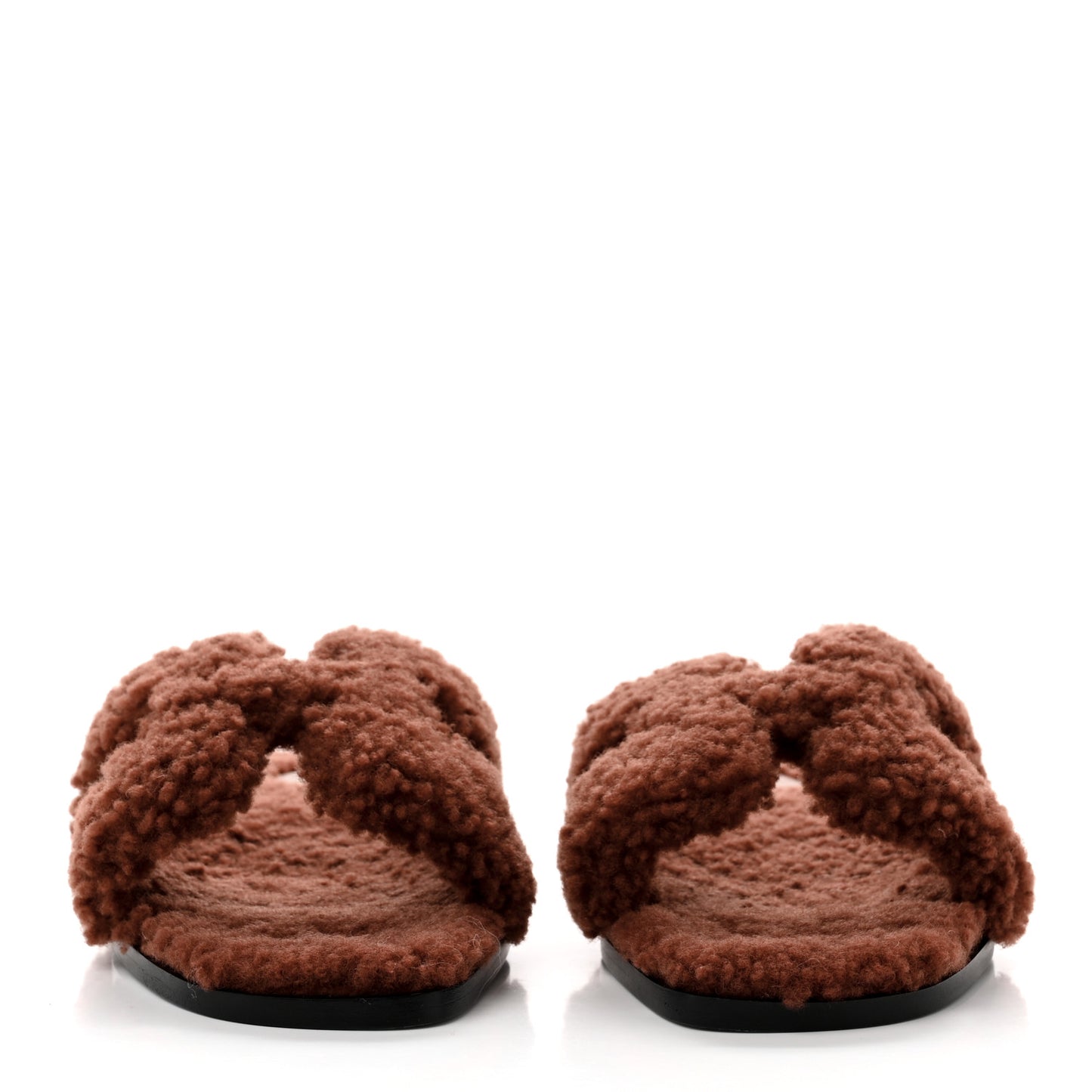 Woolskin Oran Sandals 39 Cognac