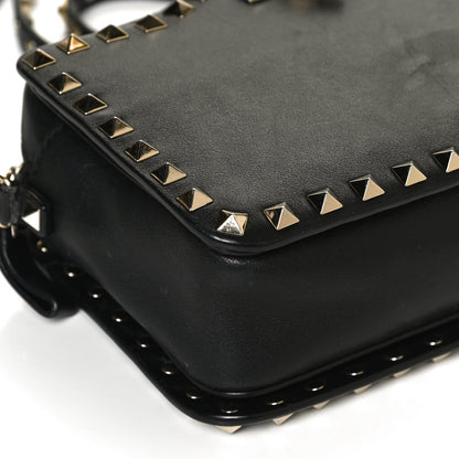 Valentino Garavani Vitello Rockstud Flip Lock Camera Crossbody Bag Black 12 of 12