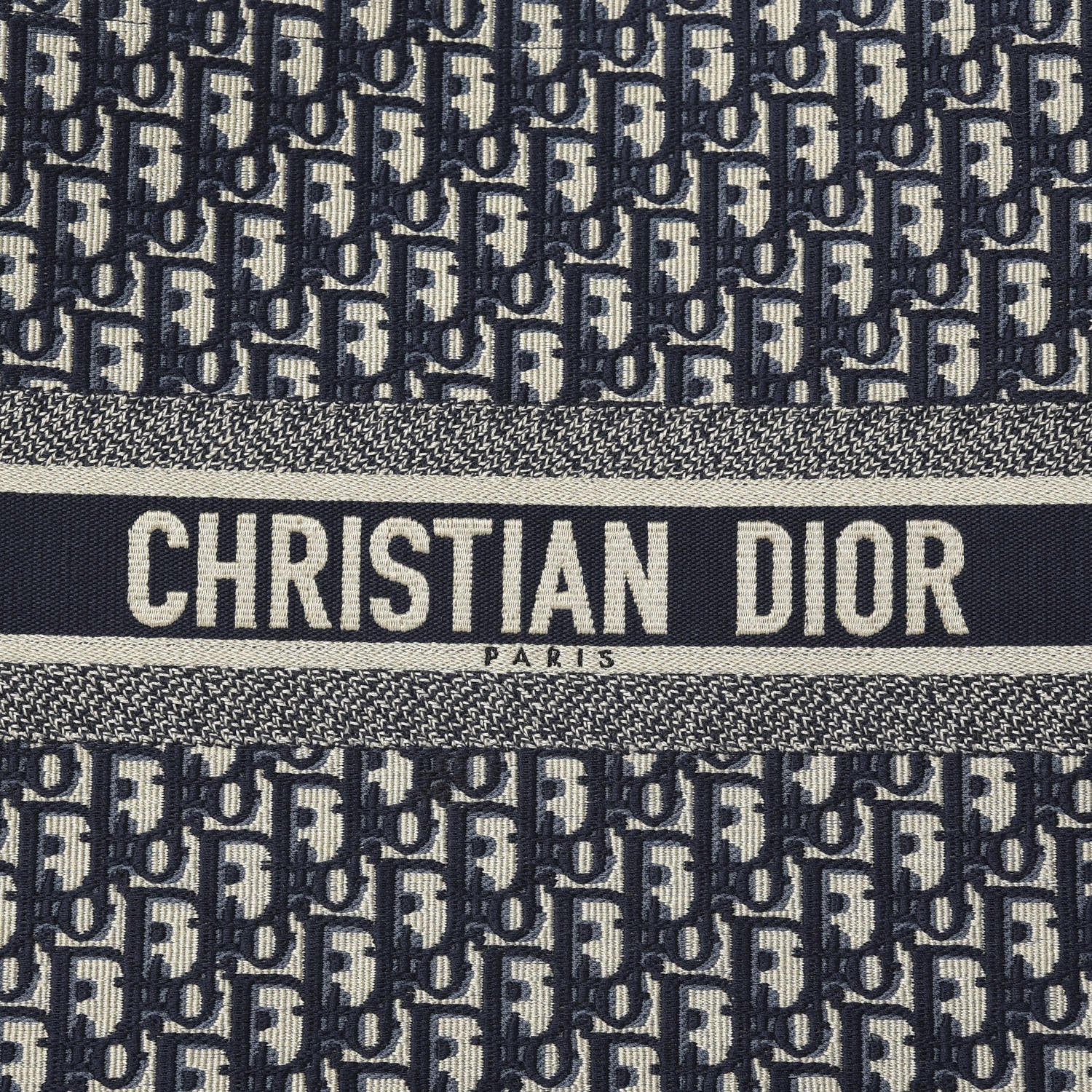 Christian Dior Oblique Book Tote Blue Multicolor 10 of 11
