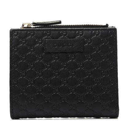 Gucci Microguccissima Snap Bi-Fold Wallet Black 1 of 7