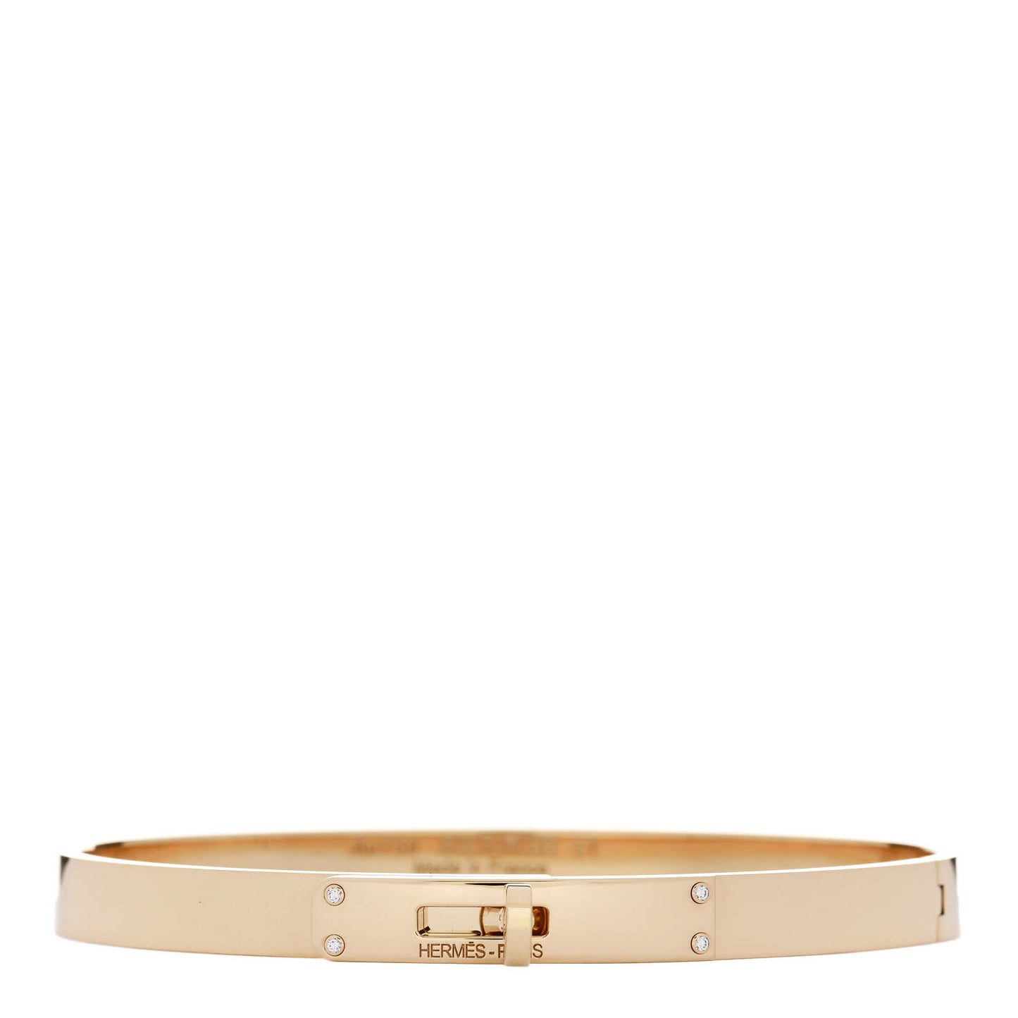 18K Yellow Gold Diamond PM Kelly Bracelet ST