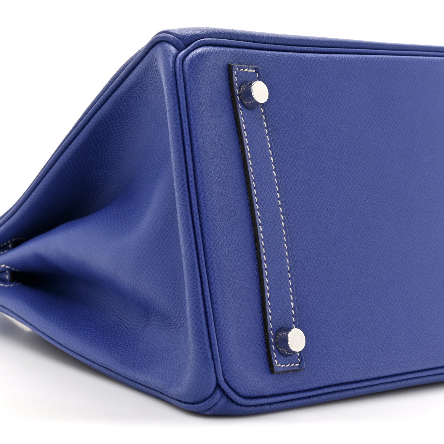 Hermes Epsom Candy Birkin 30 Bleu Electrique Mykonos 10 of 14