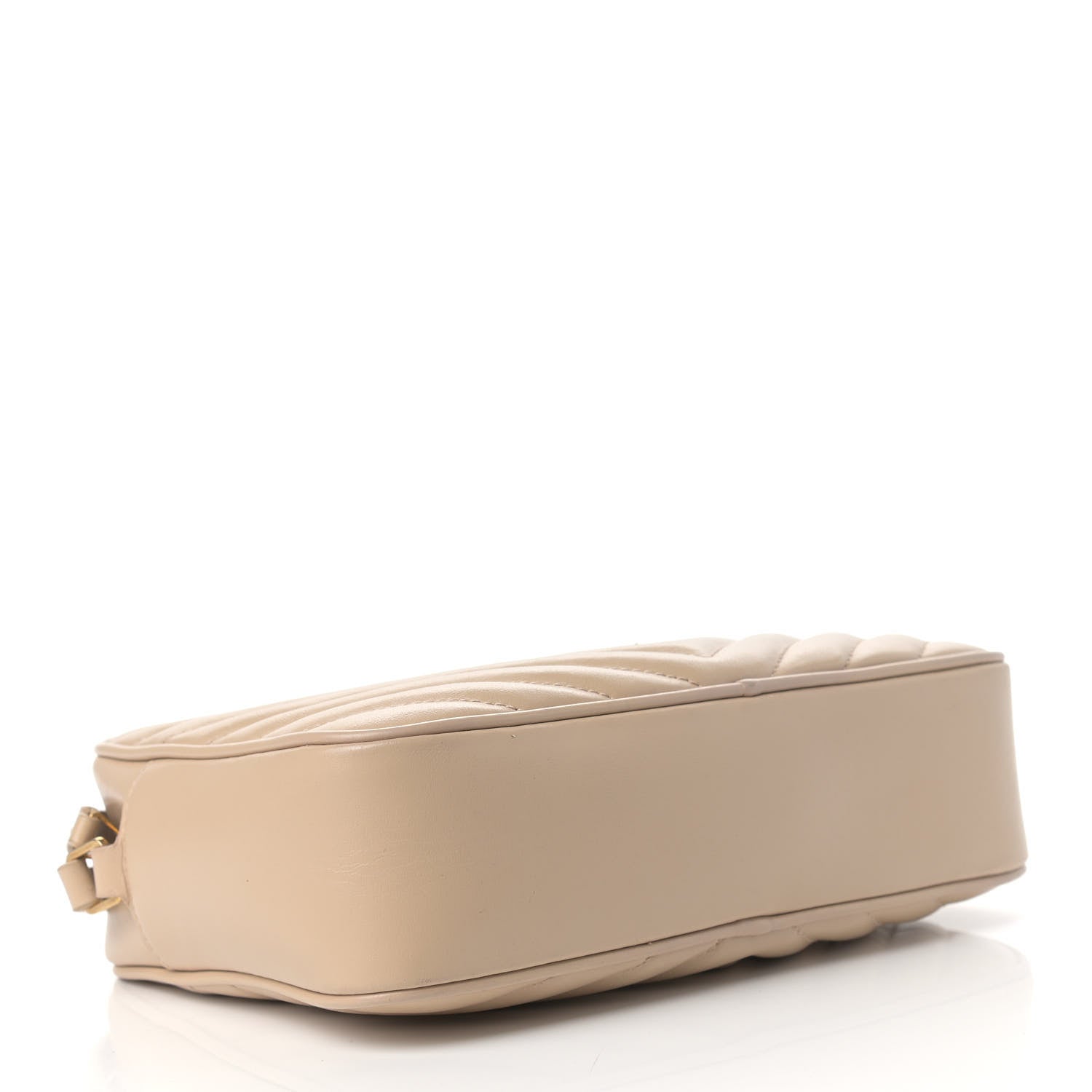 Saint Laurent Calfskin Matelasse Monogram Lou Camera Bag Dark Beige 4 of 9