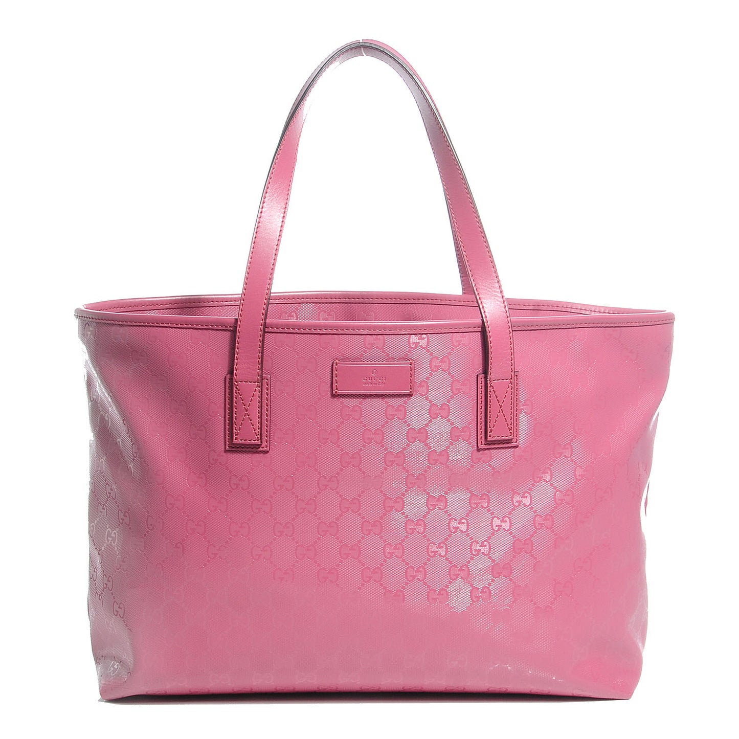 Imprime Monogram Medium Zippered Shopping Tote Vintage Rose