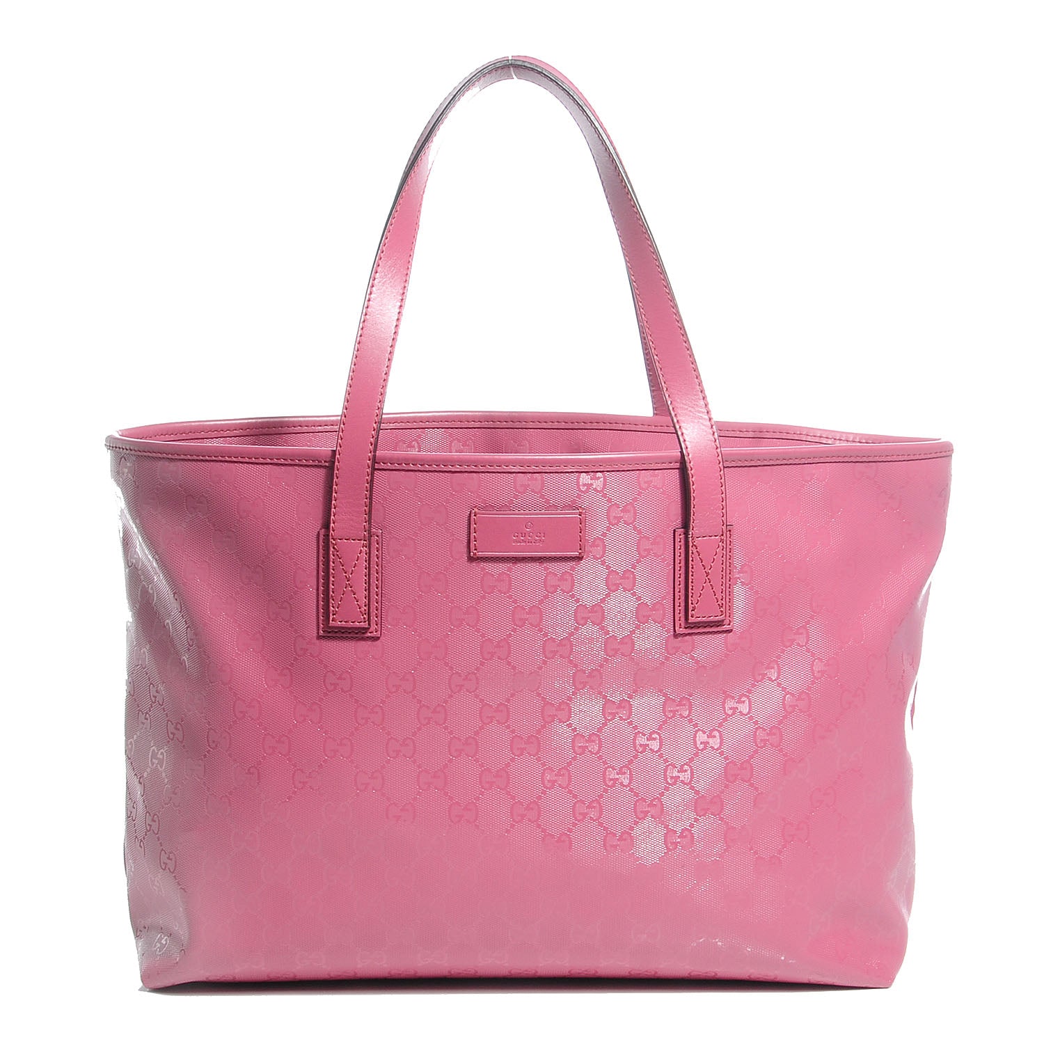 Gucci Imprime Monogram Medium Zippered Shopping Tote Vintage Rose 1 of 9