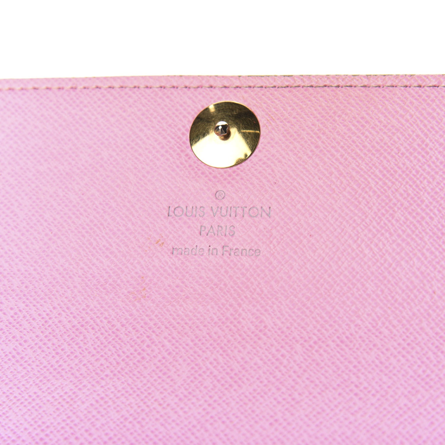 Louis Vuitton Monogram Multicolor Sarah Wallet White Litchi 6 of 6