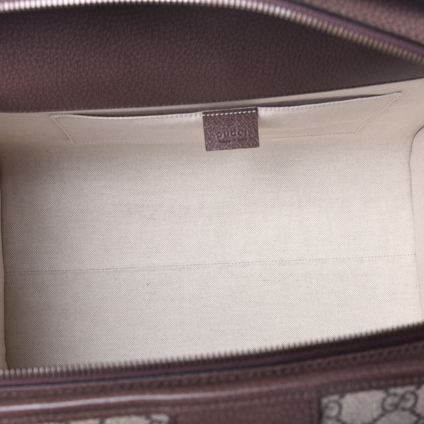 GG Supreme Monogram Web Ophidia Duffle Bag Beige New Acero