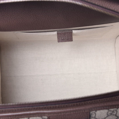 Gucci GG Supreme Monogram Web Ophidia Duffle Bag Beige New Acero 6 of 9