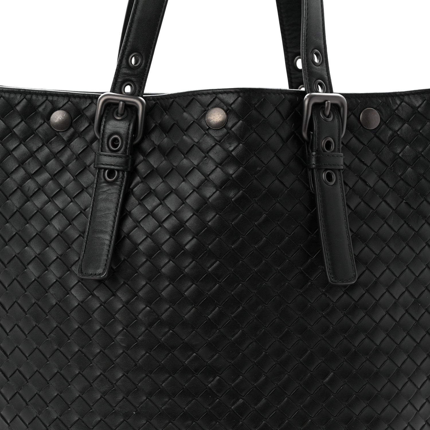 Bottega Veneta Nappa Intrecciato Light Calf Shopper Tote Black 8 of 10