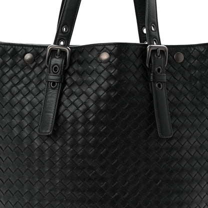 Bottega Veneta Nappa Intrecciato Light Calf Shopper Tote Black 8 of 10