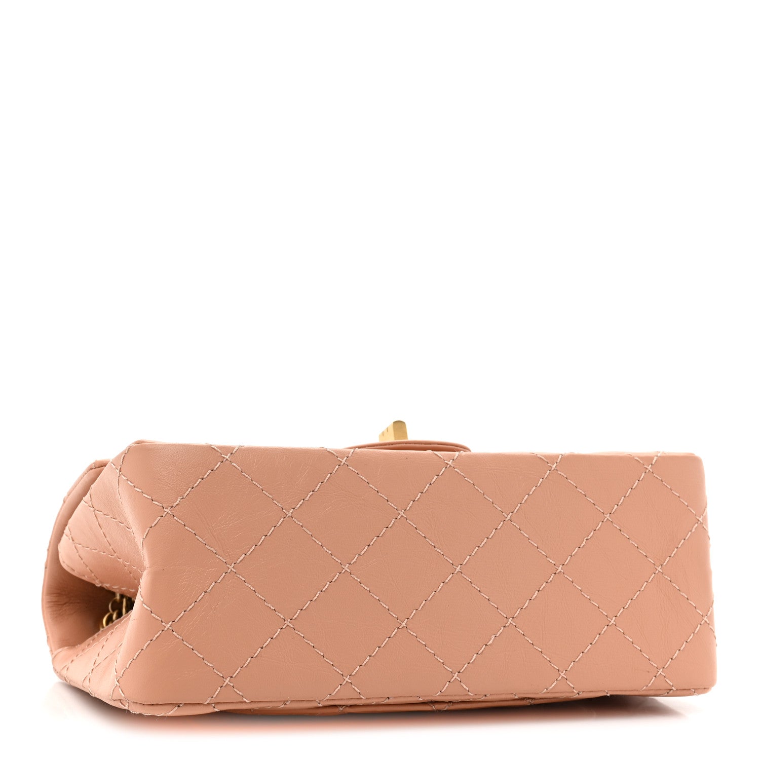 Chanel Aged Calfskin Quilted 2.55 Reissue Mini Flap Beige 4 of 9