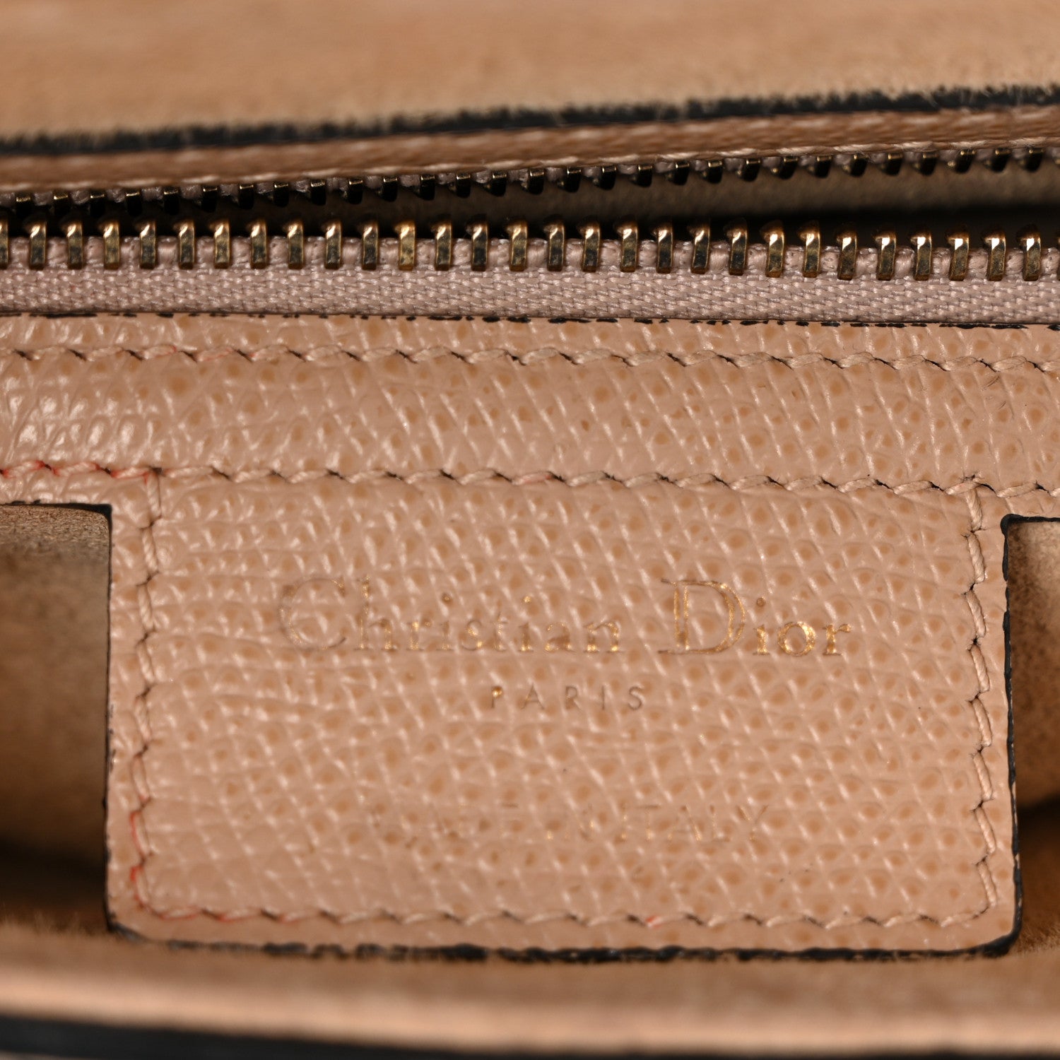 Christian Dior Grained Calfskin Saddle Bag Fard 6 of 9