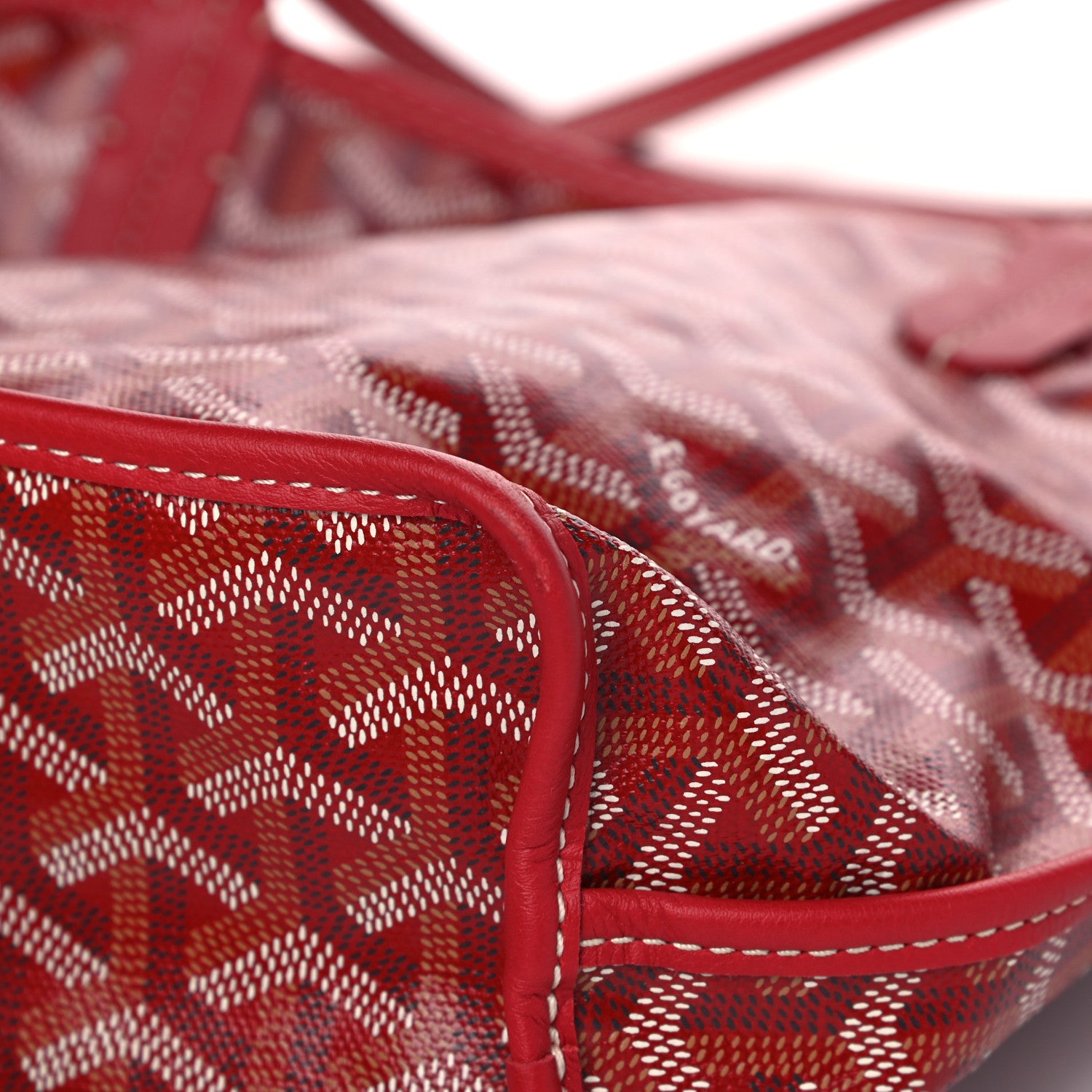 Goyard Goyardine Reversible Mini Anjou Red 8 of 9