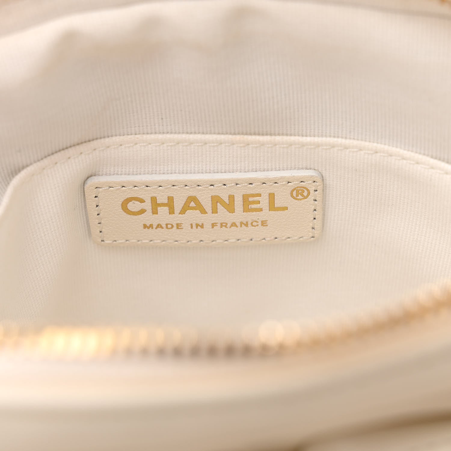 Chanel Calfskin Quilted Small Camera Case White 6 of 11