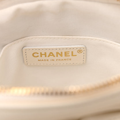 Chanel Calfskin Quilted Small Camera Case White 6 of 11
