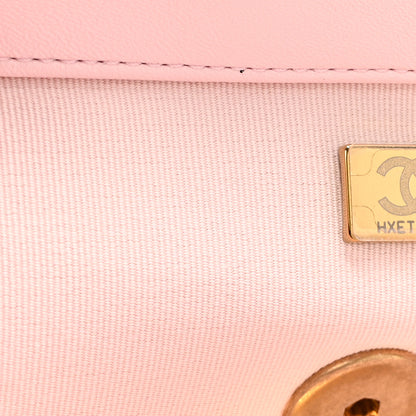 Chanel Lambskin Quilted Medium Chanel 19 Flap Light Pink 7 of 10