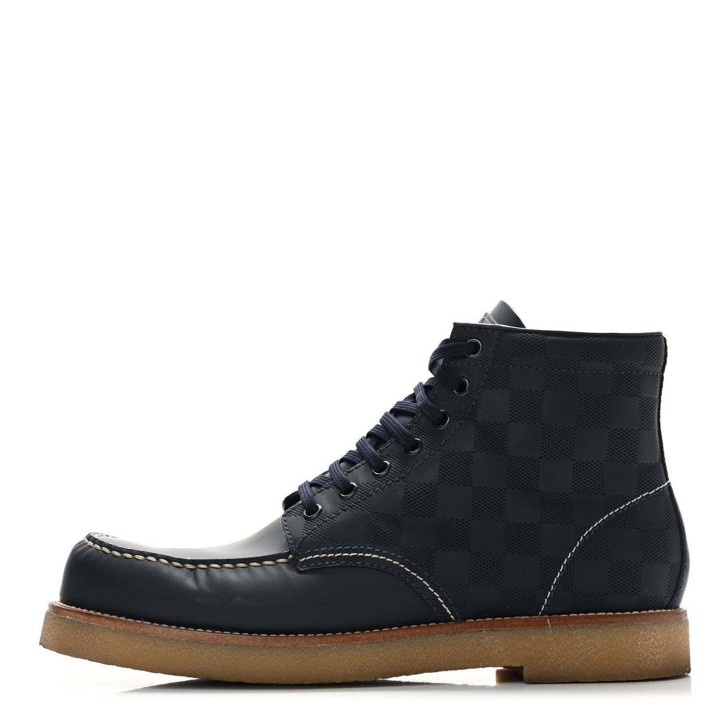 Louis Vuitton Damier Infini Sailor Ankle Boot Sneakers 7.5 Cosmos 1 of 8