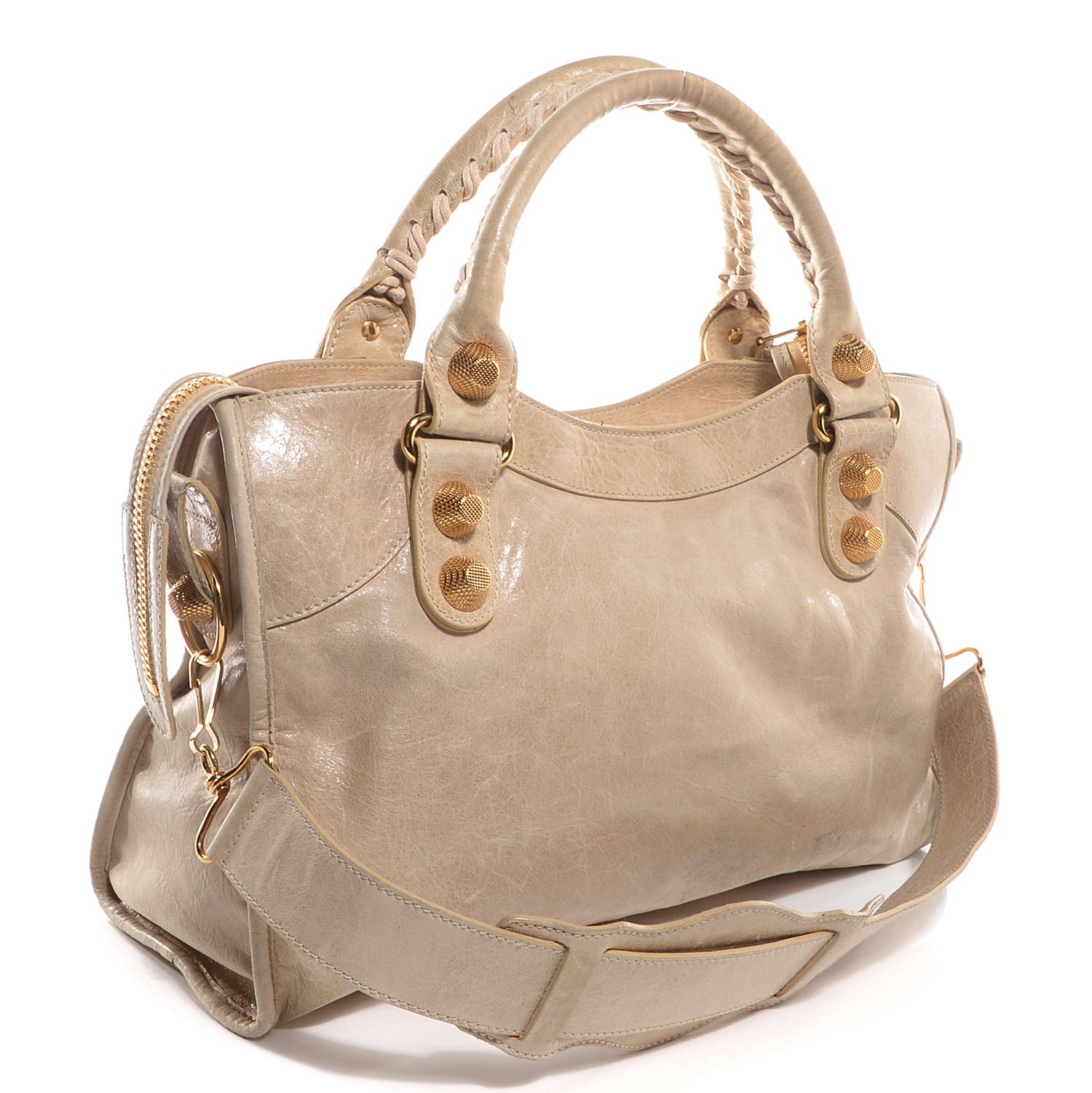 Balenciaga Agneau Giant 21 Gold Hardware CIty Sahara 8 of 13