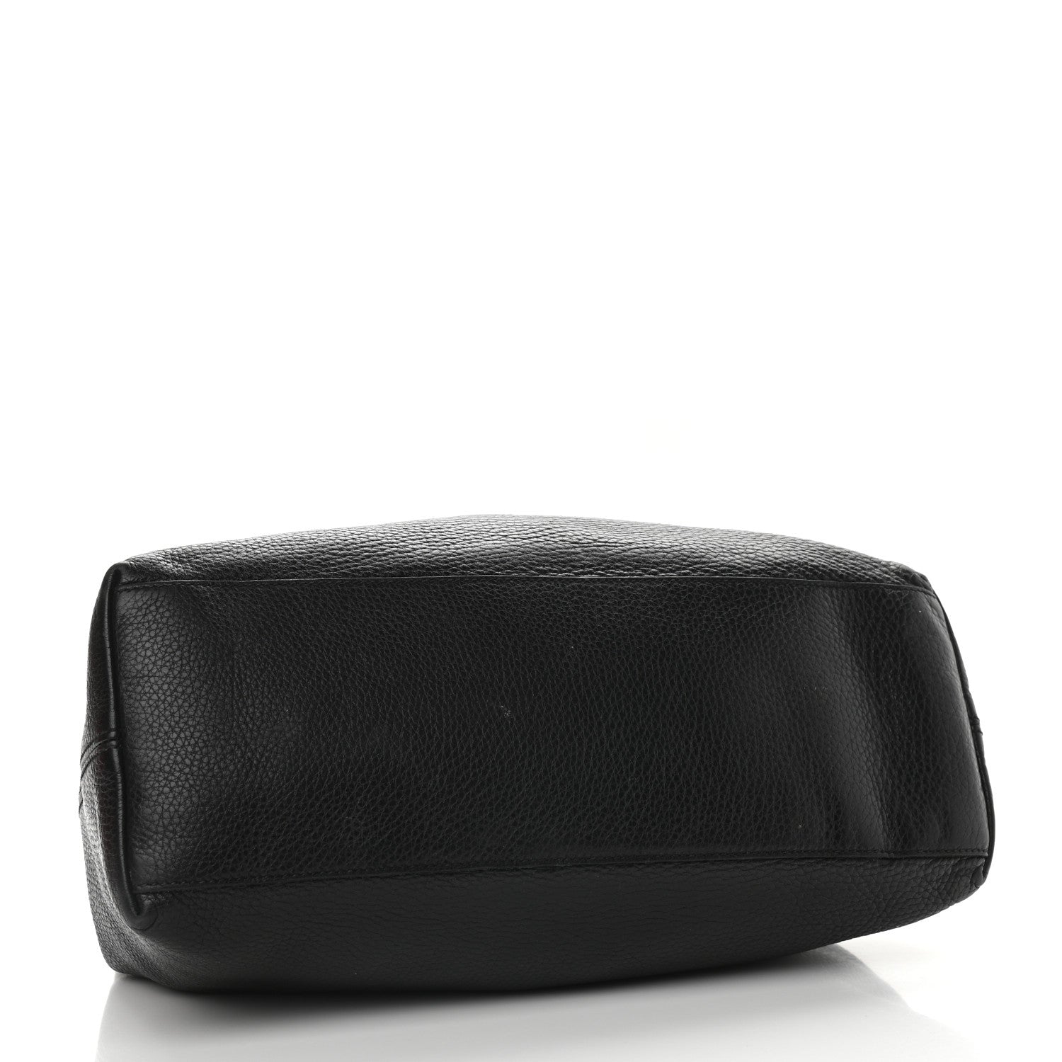 Gucci Pebbled Calfskin Medium Soho Chain Shoulder Bag Black 4 of 13