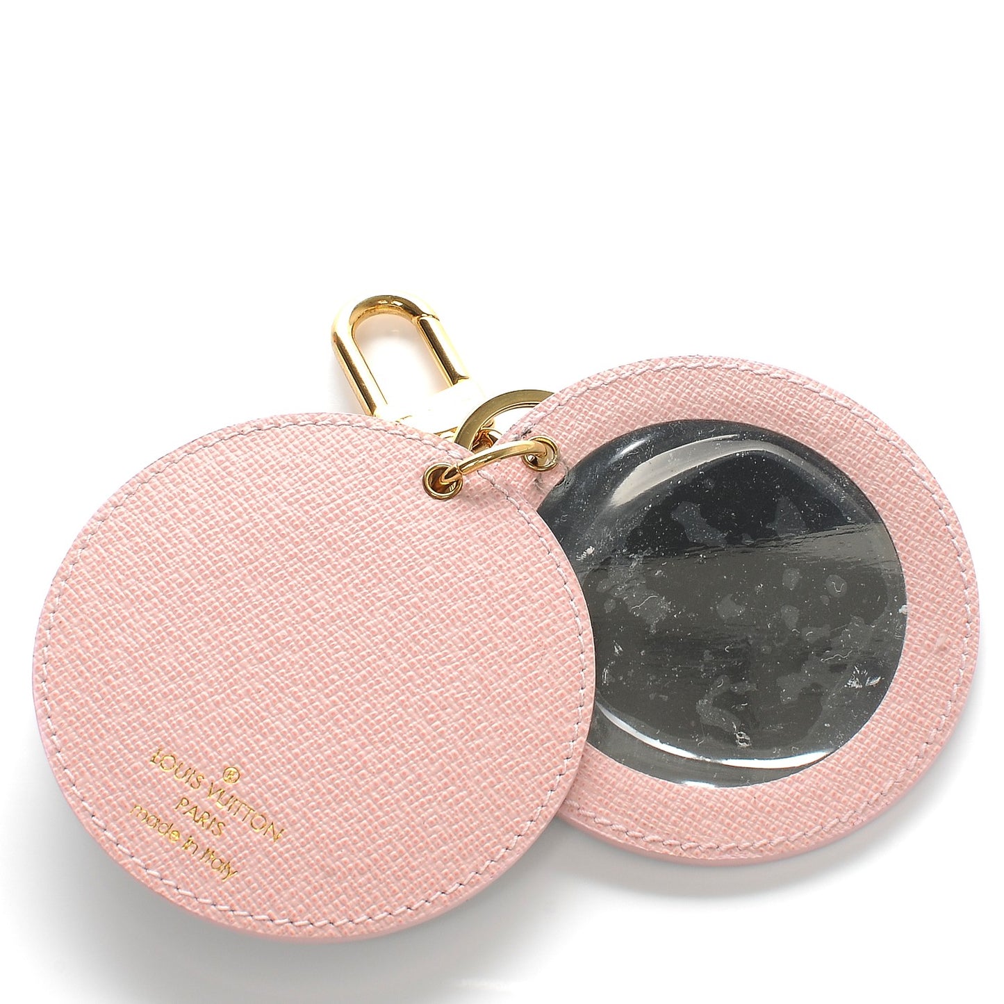 Monogram LV Mirror Key Holder Rose Ballerine