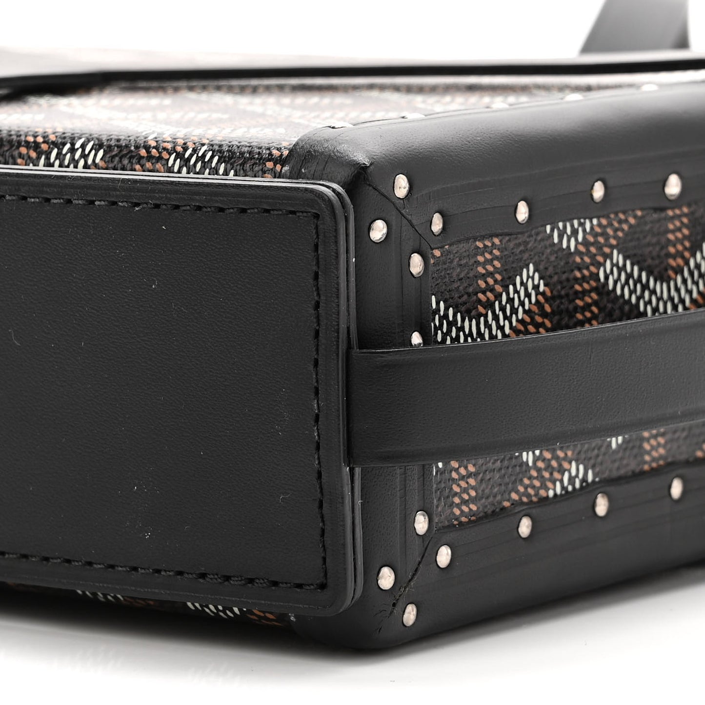 Goyardine Minaudiere Trunk Bag Black