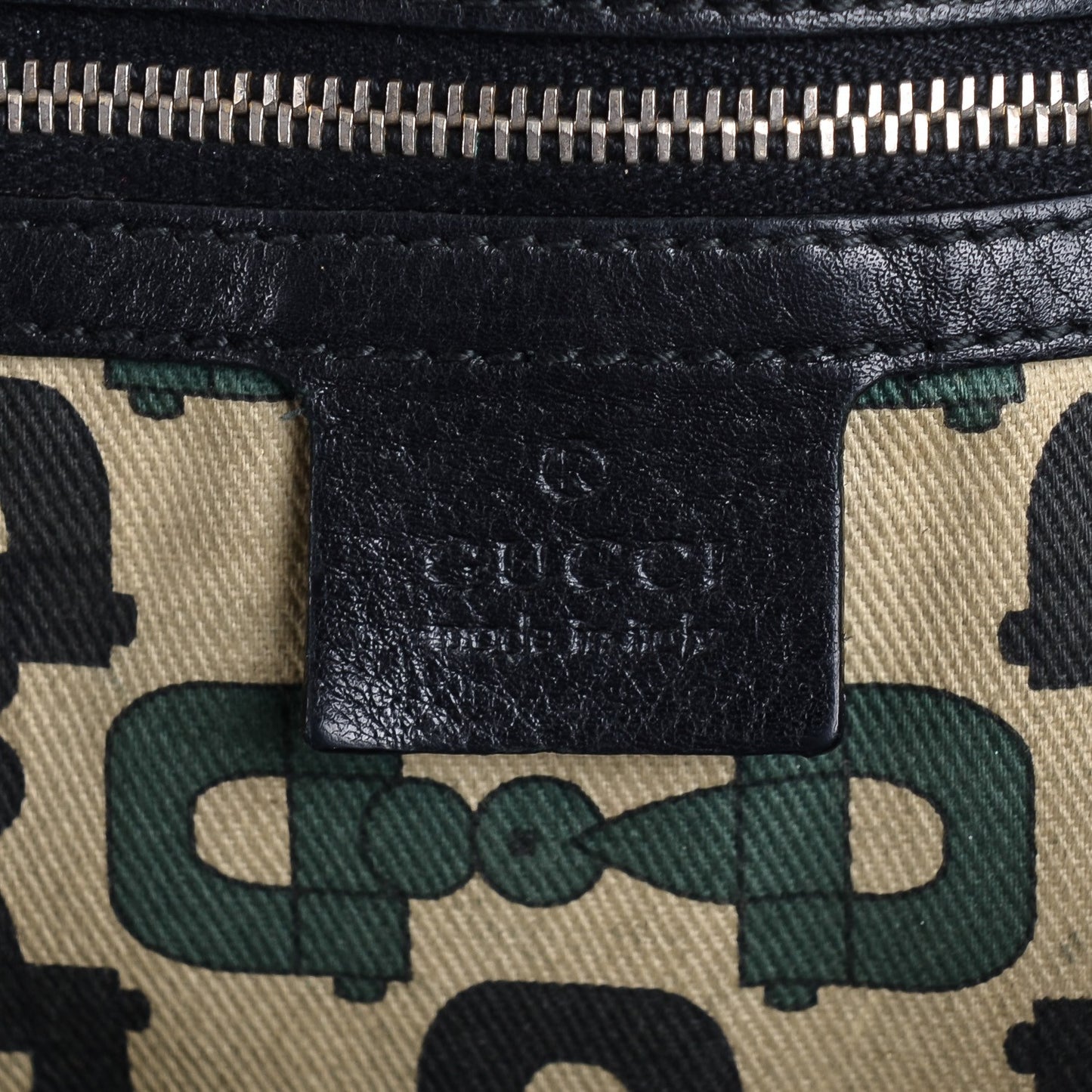 Guccissima Medium Pelham Shoulder Bag Black
