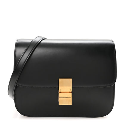 Celine Box Calfskin Medium Classic Box Flap Bag Black 1 of 11