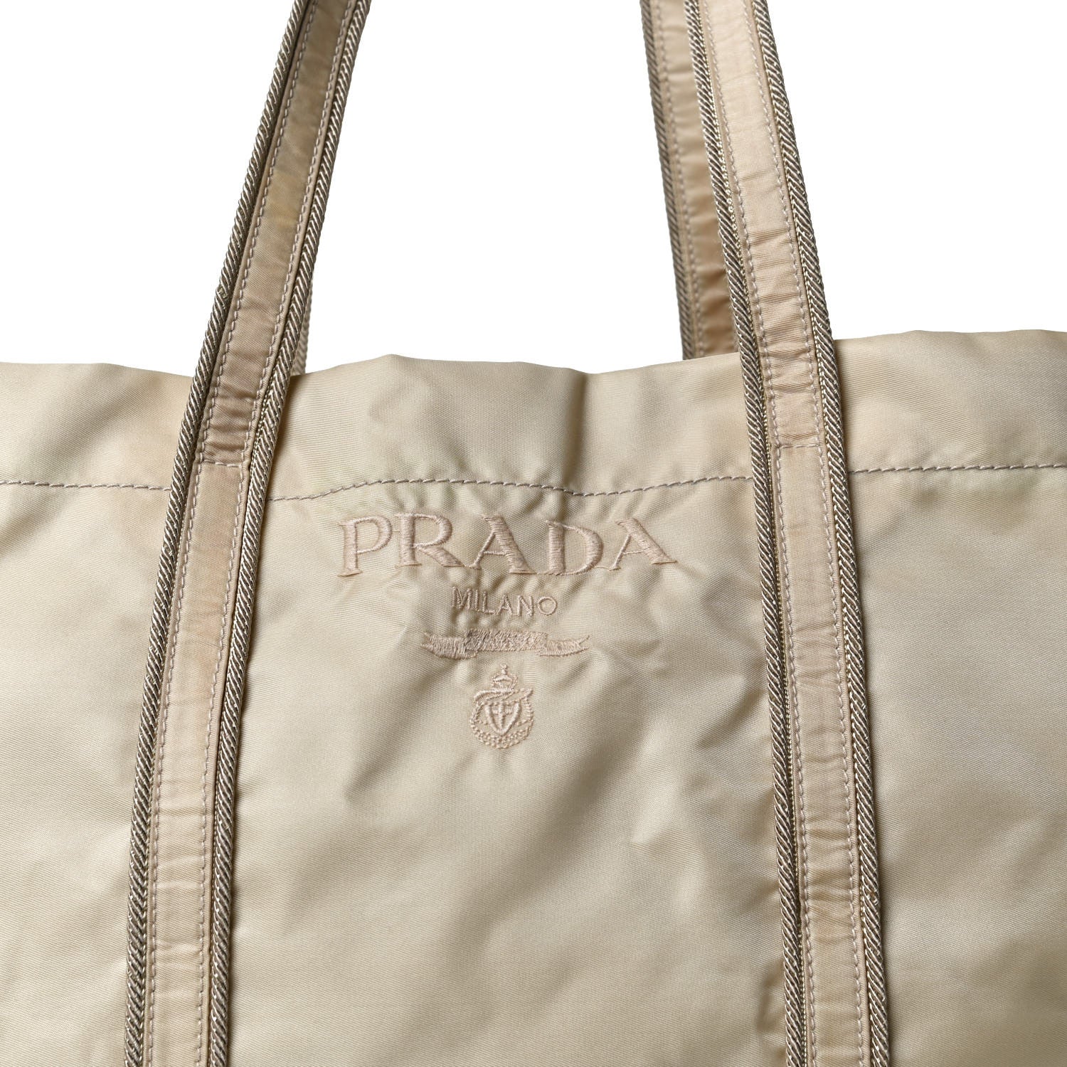 Prada Tessuto Nylon Logo Tote Lino 13 of 17