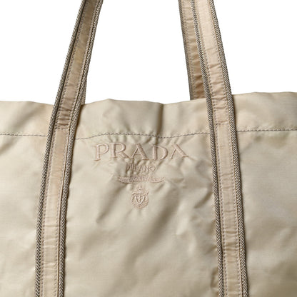 Prada Tessuto Nylon Logo Tote Lino 13 of 17