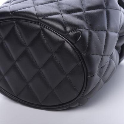 Balenciaga Nappa Calfskin Quilted Touch B Bucket Bag Black 9 of 9