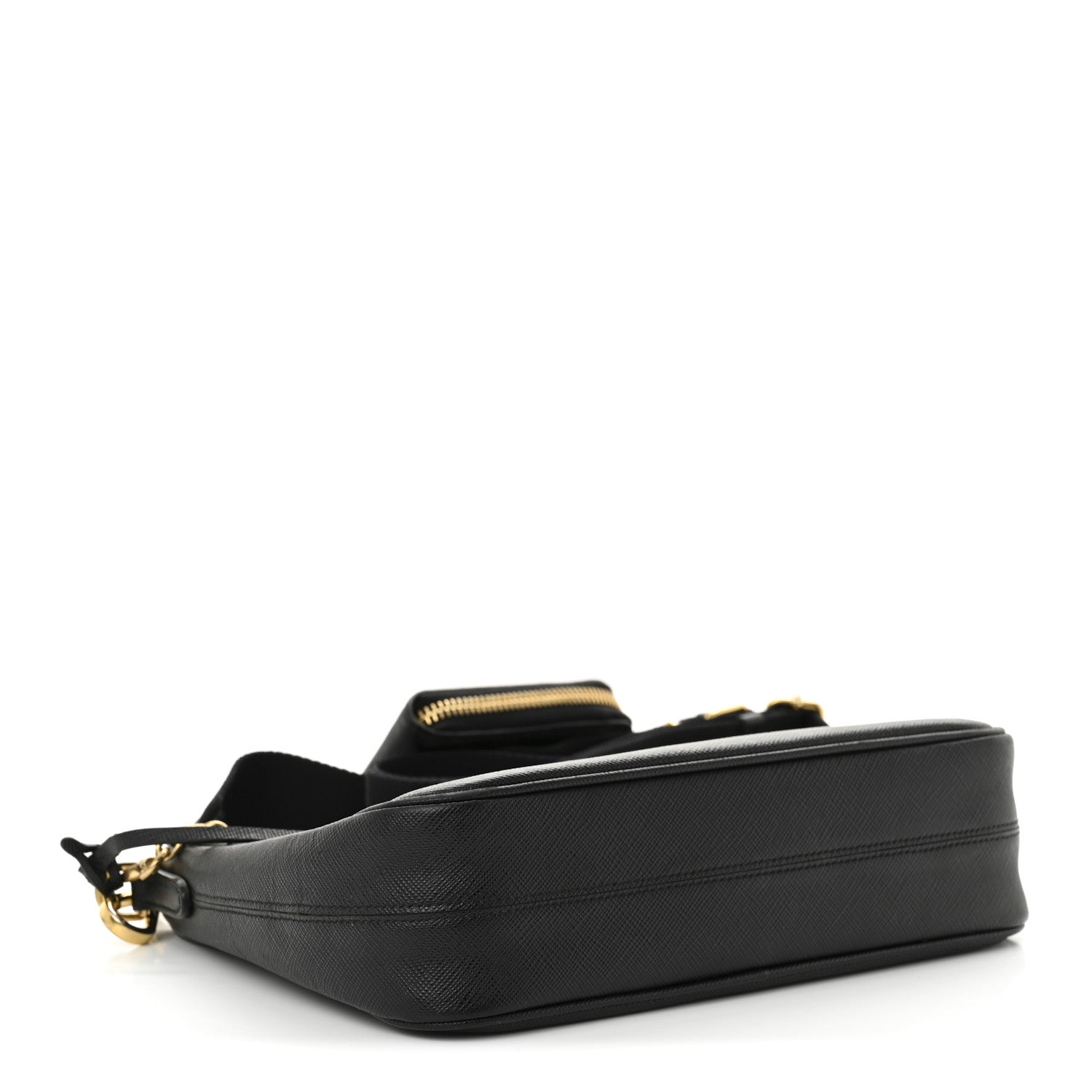 Prada Saffiano Lux Re-Edition 2005 Shoulder Bag Black 4 of 11