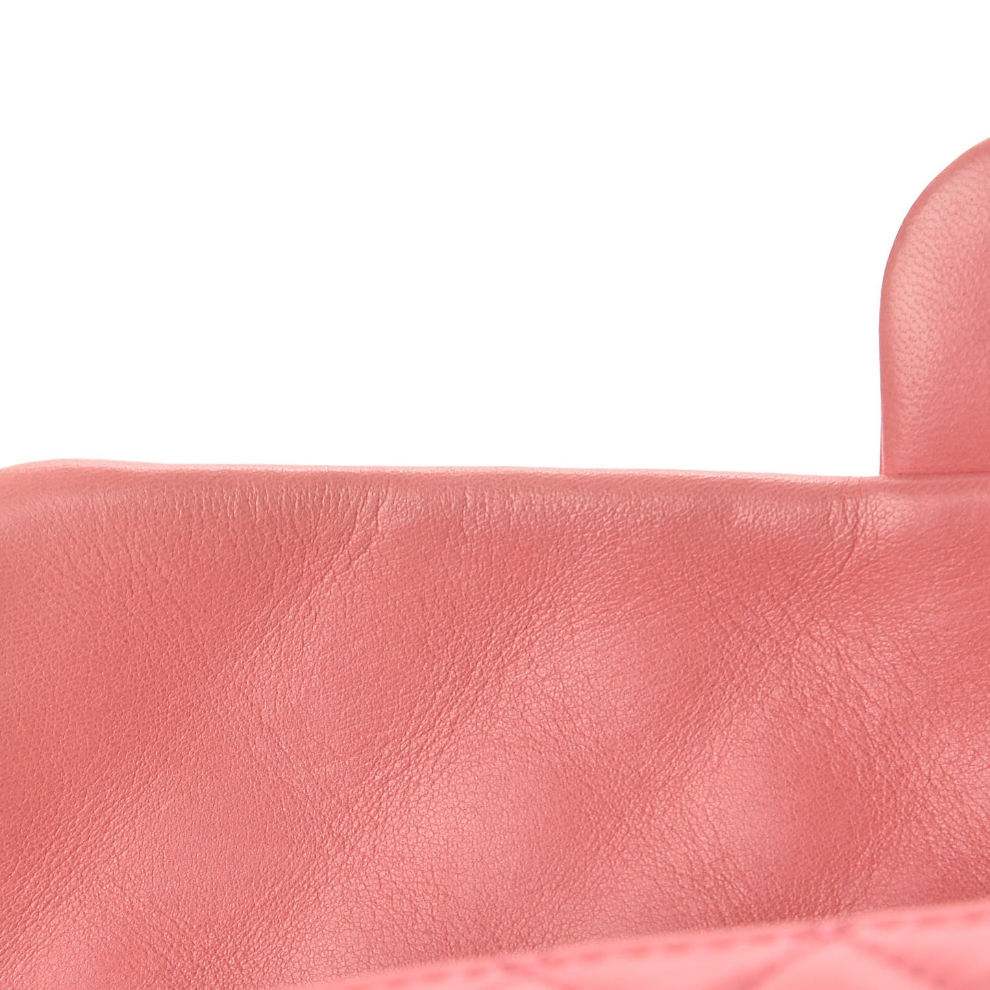 Lambskin East West Valentine Charms Flap Pink