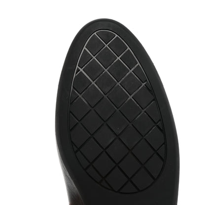 Chanel Lambskin Cap Toe CC Ballerina Flats 40 Black 12 of 15