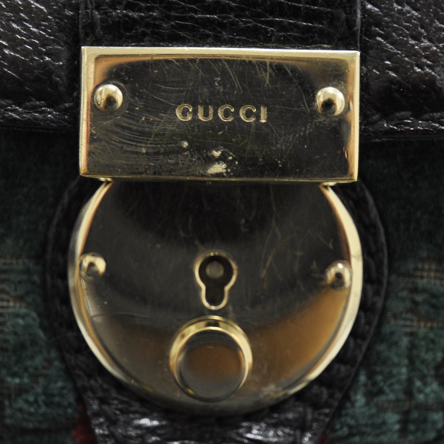 Velvet Horsebit Embossed Treasure Boston Black