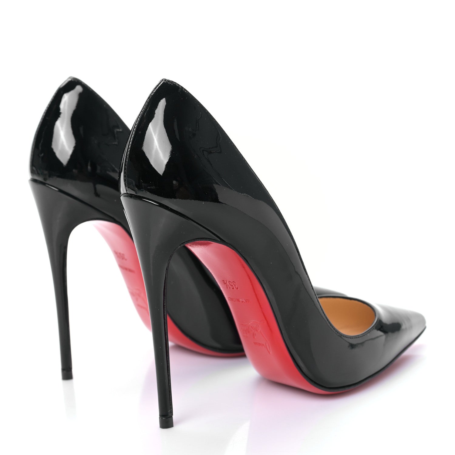 Christian Louboutin Patent So Kate 120 Pumps 35.5 Black 4 of 7