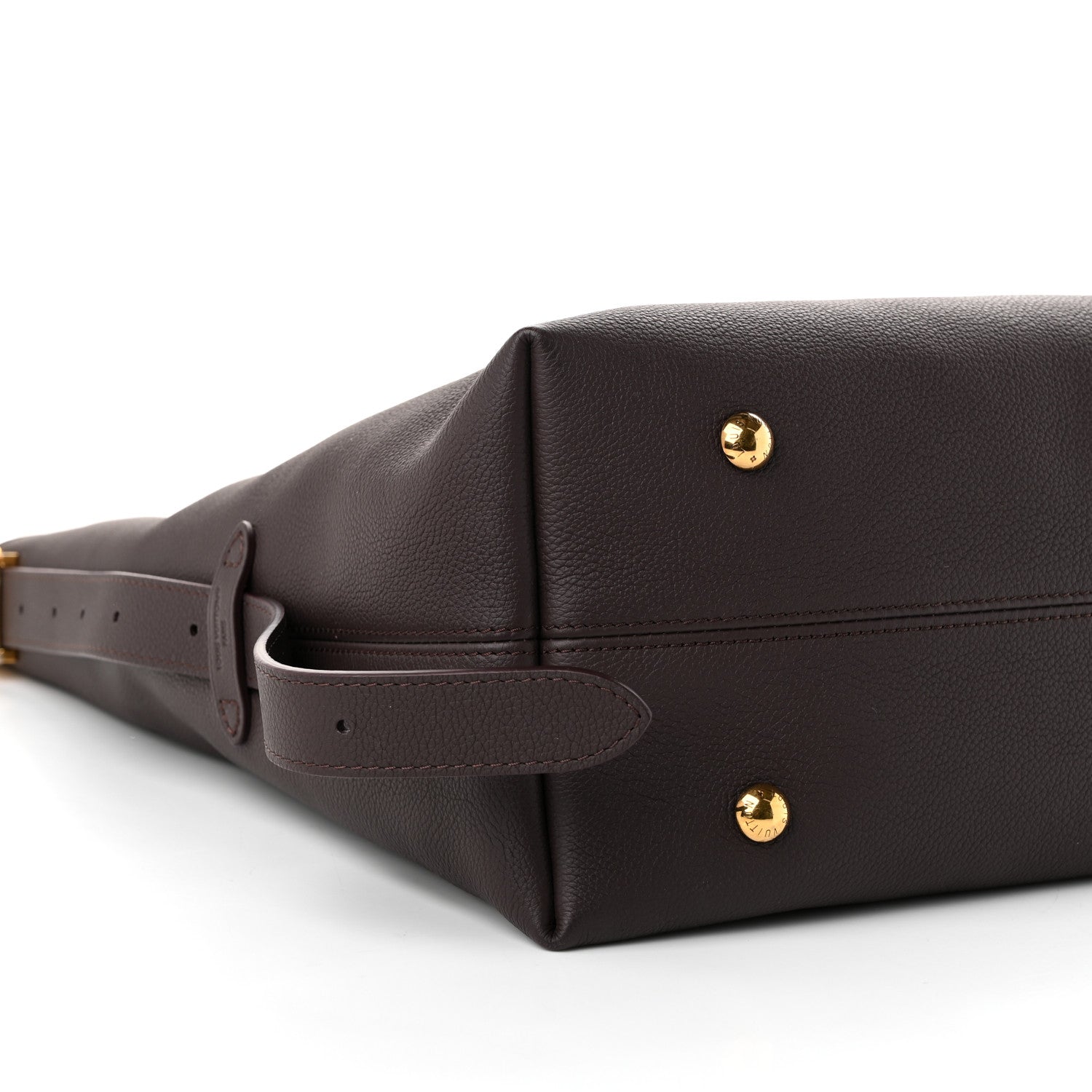 Louis Vuitton Grained Calfskin Low Key Hobo MM Chocolate 10 of 10