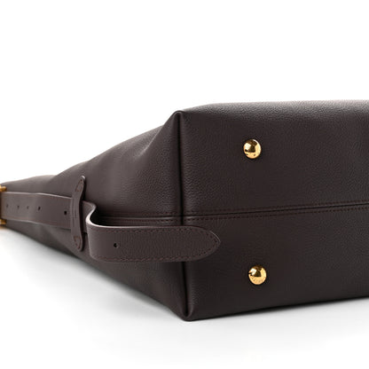 Louis Vuitton Grained Calfskin Low Key Hobo MM Chocolate 10 of 10