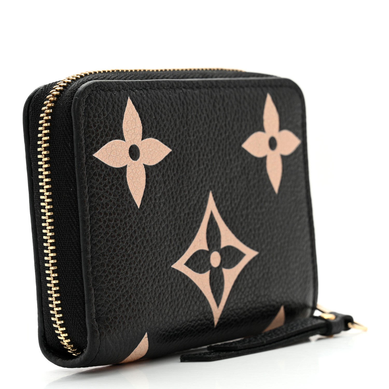 Louis Vuitton Empreinte Monogram Giant Zippy Coin Purse Black Beige 3 of 15