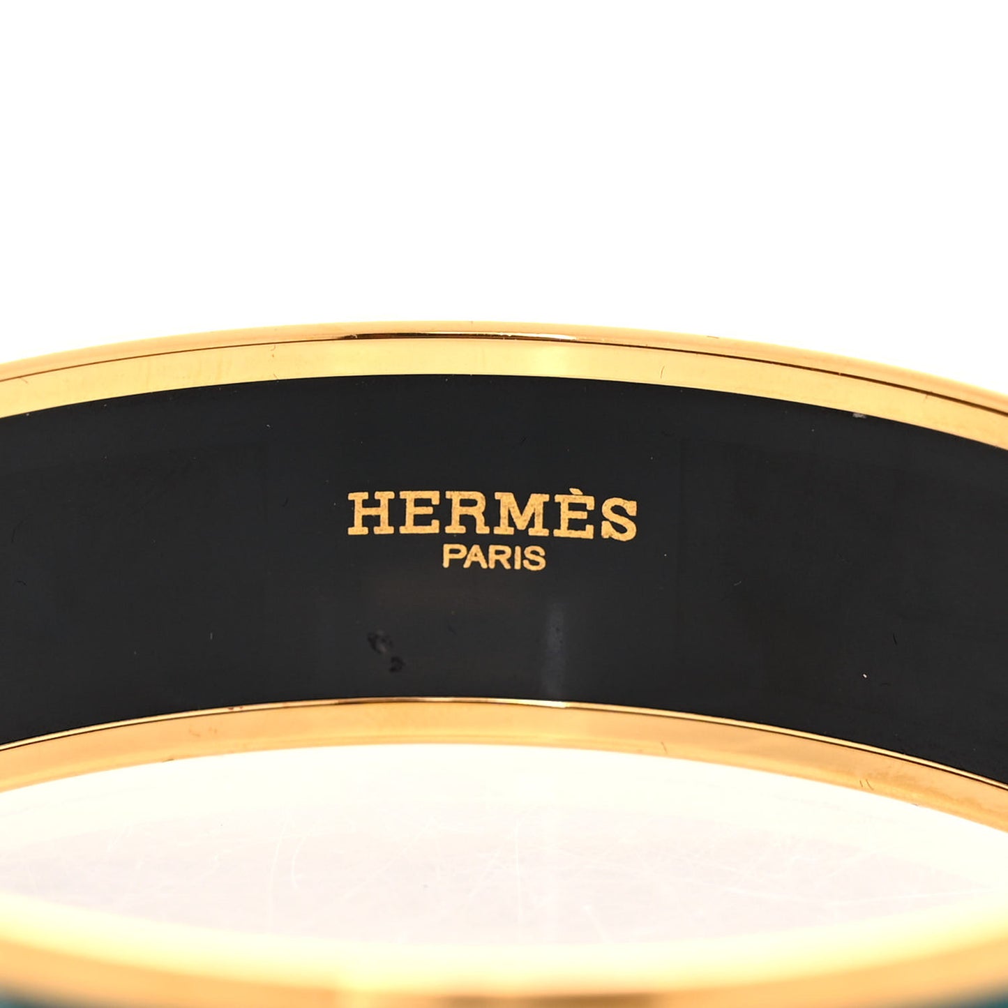 Enamel Printed Wide Clous en Trompe l'Oeil Bracelet 70