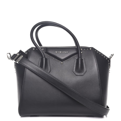 Givenchy Smooth Calfskin Small Studded Antigona Black 1 of 9