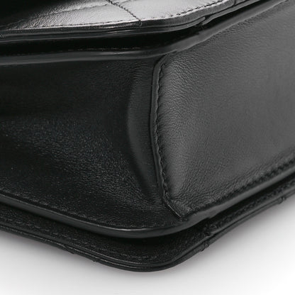 Chanel Calfskin Quilted Small Top Handle Flap Black 9 of 11