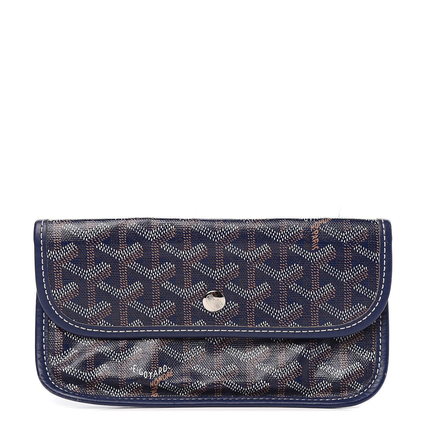 Goyard Goyardine Pouch Navy 1 of 7