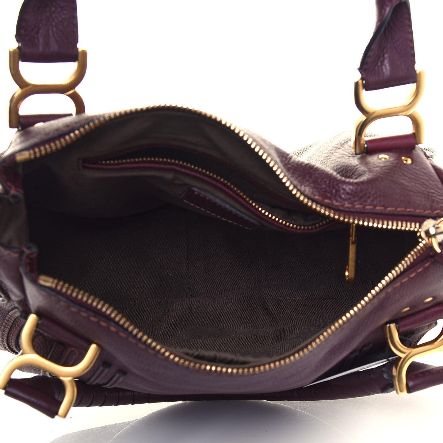 Calfskin Medium Marcie Satchel Dark Velvet