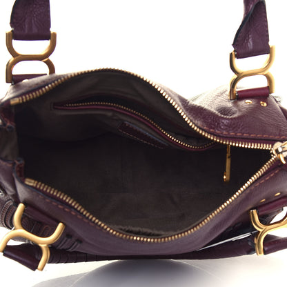 Chloe Calfskin Medium Marcie Satchel Dark Velvet 5 of 13